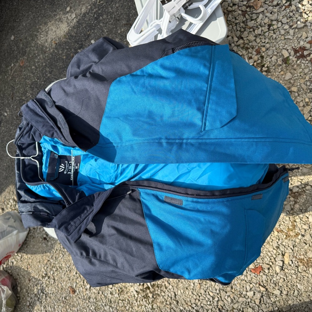Champion Navy Blue and Blue 3-in-1 Systems Jacket